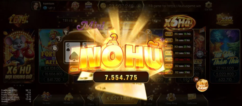 Slot Minipoker LC79WIN – Game quay nổ hũ cực đỉnh tại cổng game LC79