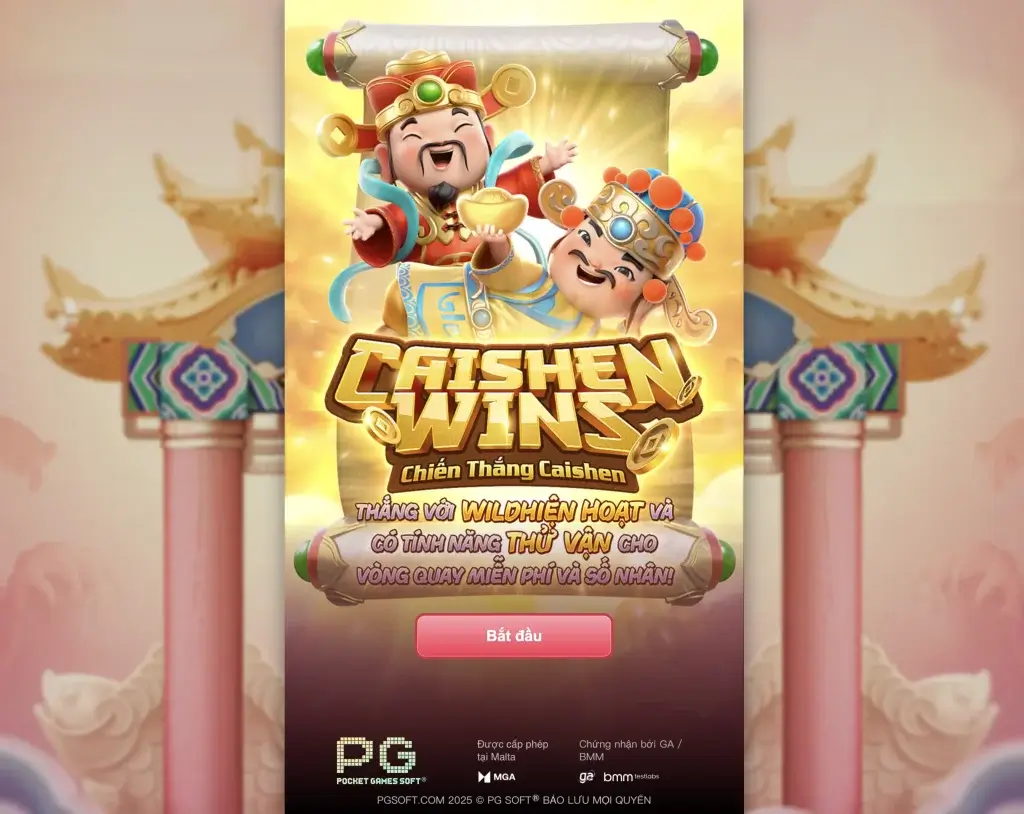 Poster game Chiến Thắng CaiShen của PG tại LC79 – luật chơi, Wild & Vòng quay miễn phí