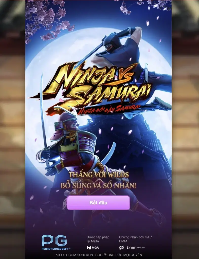 Kỹ thuật chơi slot Ninja vs Samurai (PG Soft) tại LC79 2026